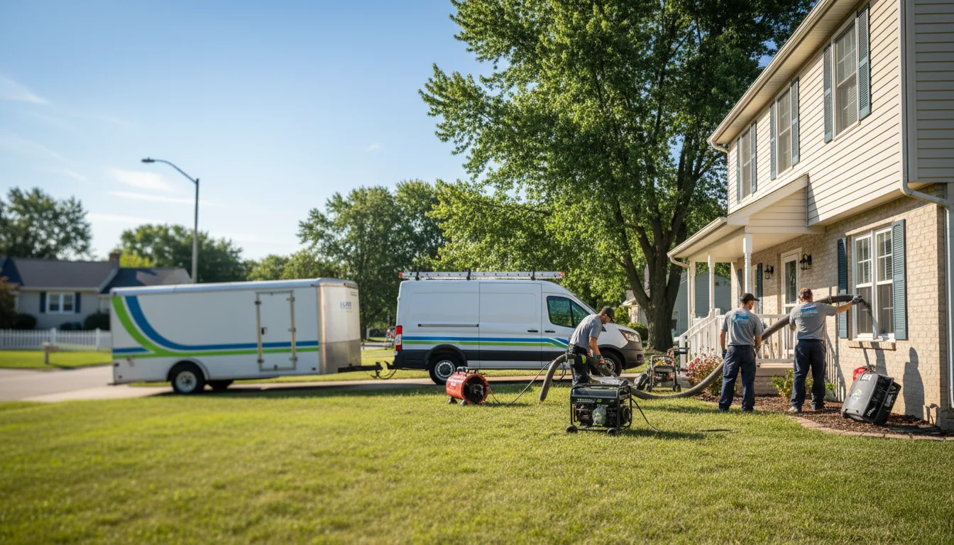 Flooded Basement Restoration And Cleanup With Repair in Greenbush, ME near me